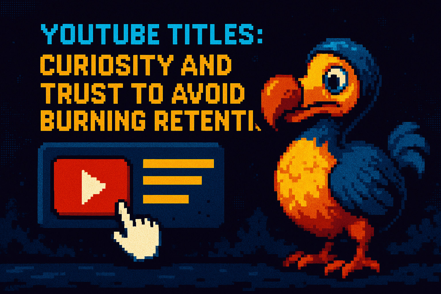 YouTube Titles: Curiosity and Trust to Avoid Burning Retention
