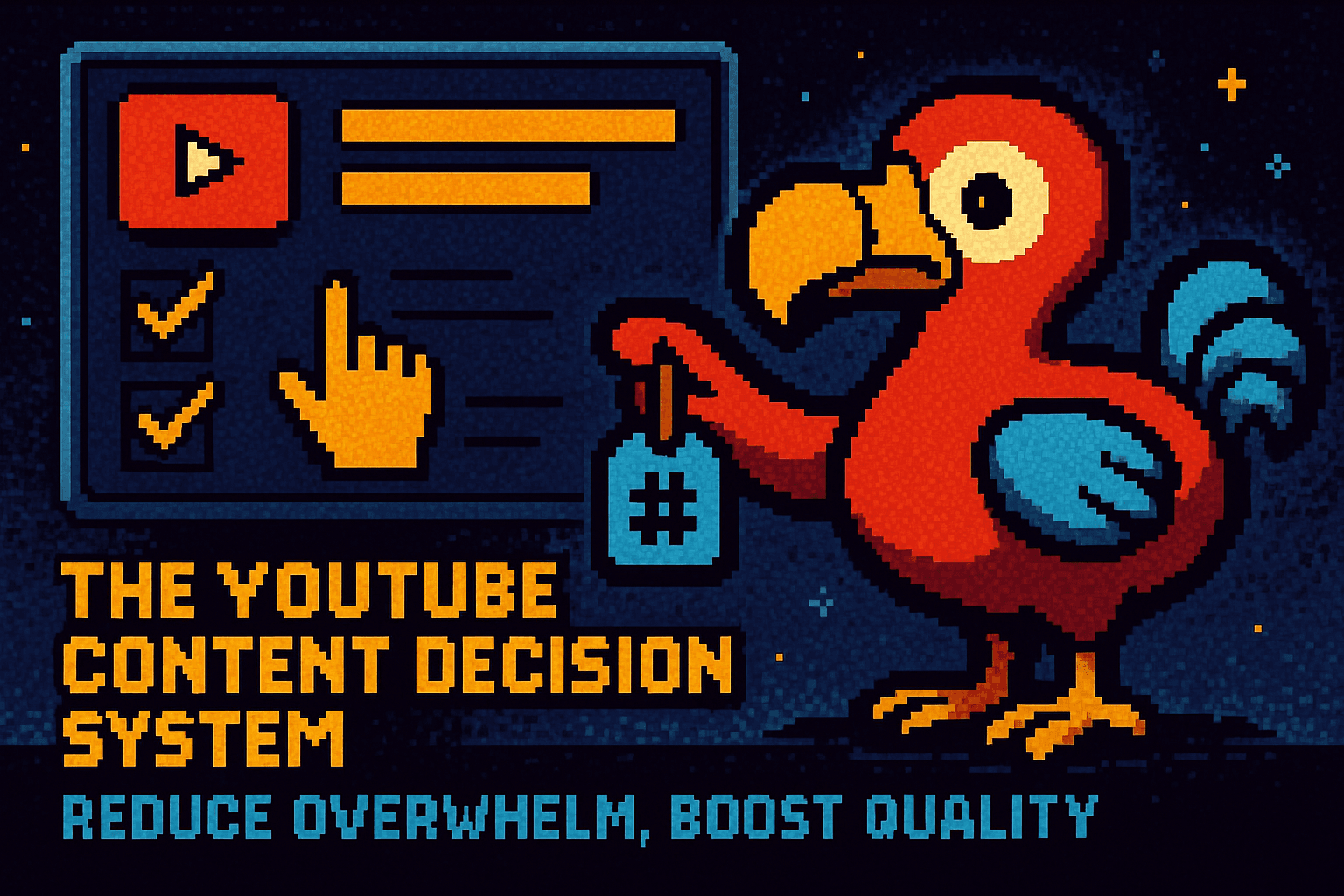 Il Sistema Decisionale per Contenuti YouTube: Meno Stress, Più Qualità