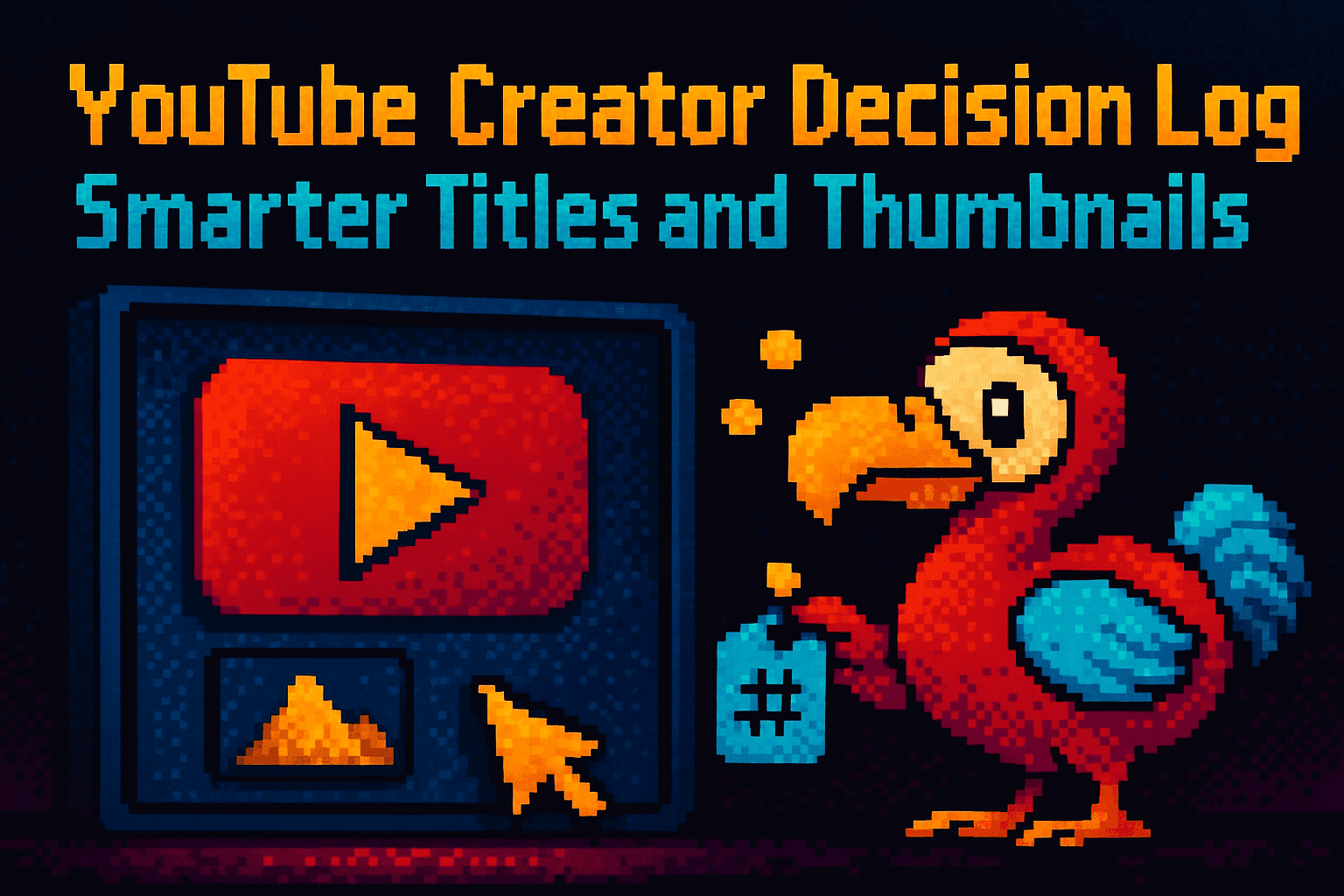 YouTube Creator Decision Log: Smarter Titles and Thumbnails